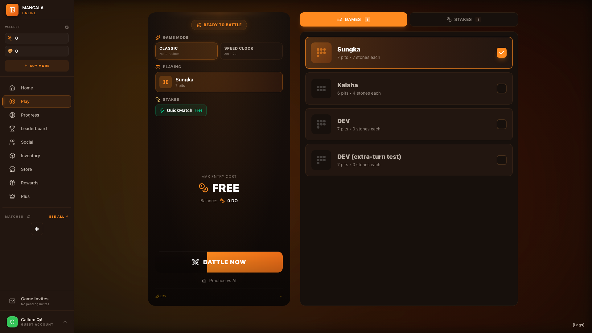 Mancala screenshot 1
